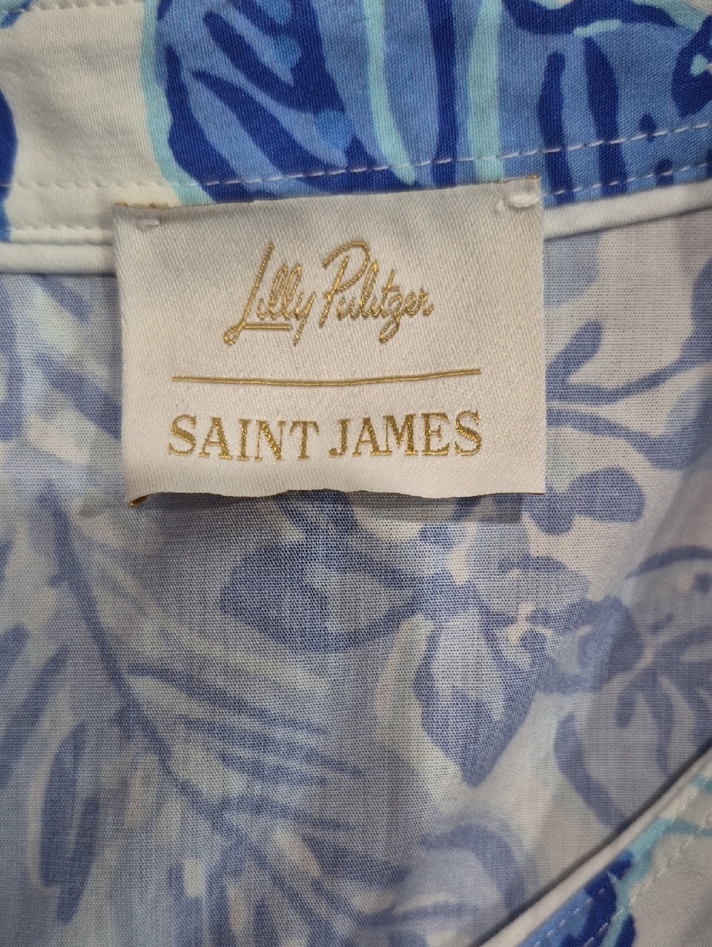 New Saint James With Lilly Pulitzer Leonie Women's Dress Size XL Coastal Grandma - Picture 4 of 6